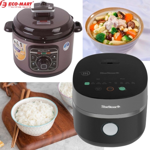 Nên mua nồi cơm điện cao tần RCB5991 hay nồi áp suất điện PCB5629? 2023