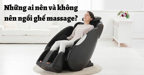 Những ai không nên ngồi ghế massage?