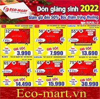KHUYẾN MẠI KHỦNG - ĐÓN NOEL 2022 CÙNG ECO-MART