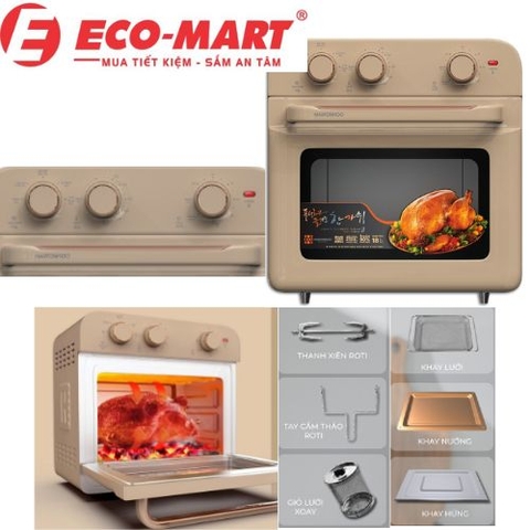 Nồi chiên không dầu Hawonkoo AFH-180 trợ thủ đắc lực trong gian bếp