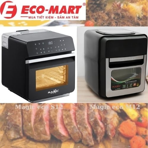 Nồi chiên không dầu Magic Eco M-12 khác với S12 những gì?