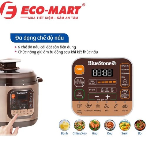 Hướng dẫn sử dụng nồi áp suất điện Bluestone PCB-5748