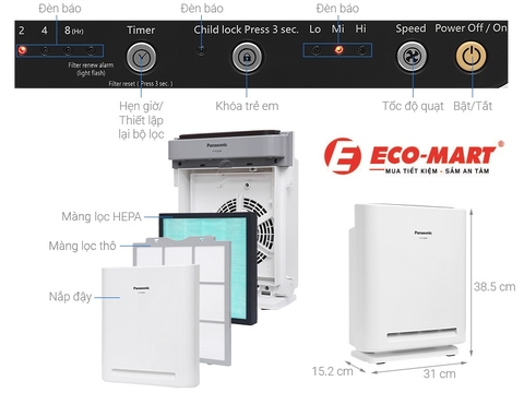 Ưu Điểm Nổi Trội Của Máy Lọc Không Khí Panasonic