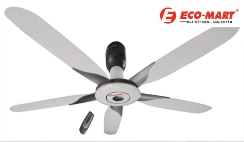 Đánh giá chi tiết quạt trần Vinawind 5 cánh QT1500X điều khiển xa