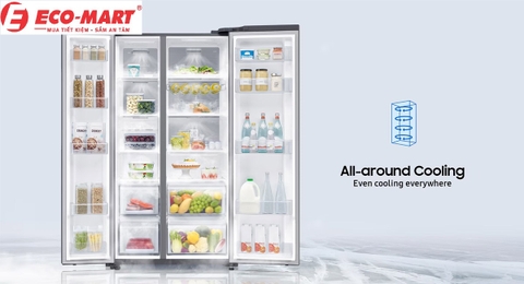 7 tiện ích của tủ tạnh Samsung Inverter 680 Lít RS62R5001B4/SV