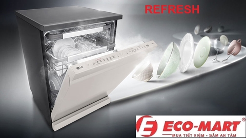 Phân tích chi tiết công nghệ Làm mới (Refresh) của máy rửa bát cao cấp LG LDT14BLA4