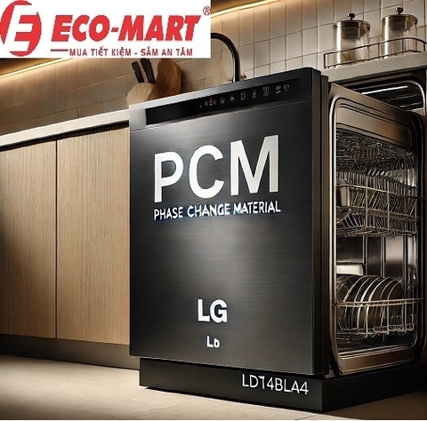 Phân tích chi tiết Chất liệu PCM mới của máy rửa bát cao cấp LG LDT14BLA4