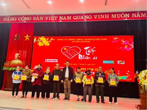 ECO-MART Mang “Tết Nhân Ái” Đến Với Hoàn Cảnh Khó Khăn Tại Xã Tiên Dương