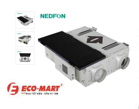 Review chi tiết quạt thông gió thu hồi nhiệt Nedfon QFA-D250R-F-Y