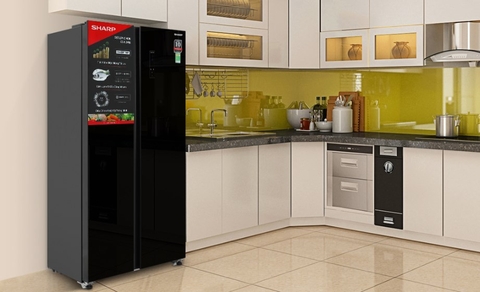 Đánh giá tủ lạnh Sharp SJ-SBX530VG-BK Inverter 532 lít