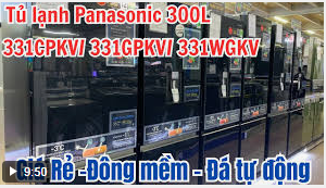 So sánh tủ lạnh Panasonic 300L NR-BV331CPKV, NR-BV331GPKV, NR-BV331WGKV