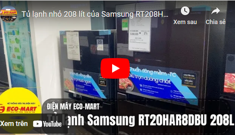 Video đánh giá: Tủ lạnh 208 lít của Samsung RT20HAR8DBU/SV nhỏ nhưng có võ