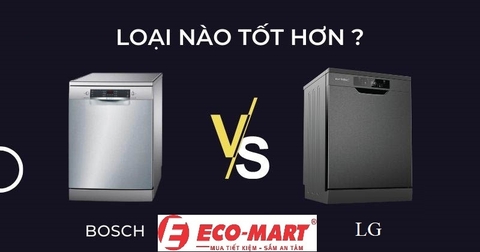 So sánh máy rửa bát Bosch SMS6ZCI16E và máy rửa bát LG LDT14BLA4