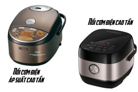 So sánh nồi cơm điện cao tần và nồi cơm cao tần áp suất