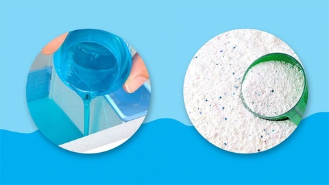 Máy giặt cửa ngang, cửa trên nên dùng nước giặt hay bột giặt thì tốt hơn ?