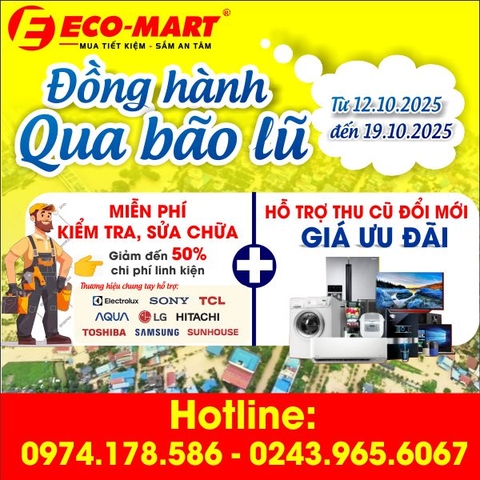 🌧️✨ ECO-MART ĐỒNG HÀNH QUA BÃO LŨ – SẺ CHIA KHÓ KHĂN, HỖ TRỢ THIẾT THỰC! ✨🌧️