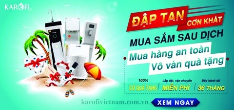 KHUYẾN MẠI SAU DỊCH KHI MUA LỌC NƯỚC + LỌC KHÔNG KHÍ KAROFI - KORIHOME
