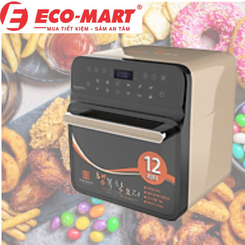 Lò chiên không dầu Hawonkoo AFH120 với thiết kế thời trang trẻ trung