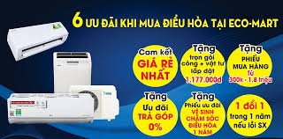 Ưu đãi độc quyền khi mua điều hòa tại Hệ thống Điện Máy Eco-mart