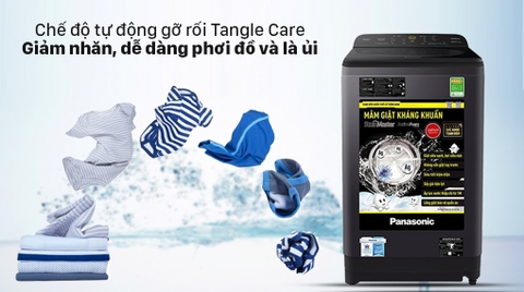 Tính năng Tangle Care trên máy giặt Panasonic – Gỡ rối quần áo, dễ dàng lấy ra sau giặt
