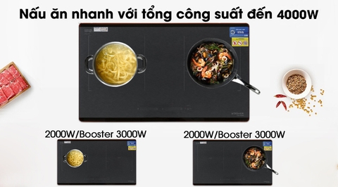 Đánh giá chi tiết bếp từ đôi Kocher DIB4-888MI