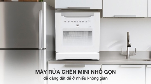 Đánh giá máy rửa bát mini 8 bộ Electrolux ESF6010BW