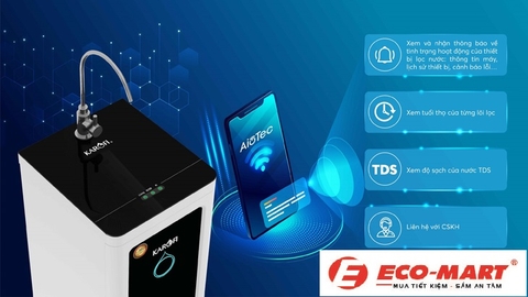Tìm hiểu công nghệ AIO TEC  trên máy lọc nước Karofi.