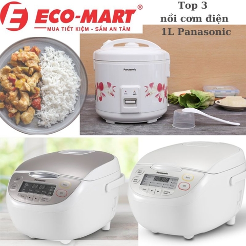 TOP 3 NỒI CƠM ĐIỆN PANASOMIC DUNG TÍCH 1 LÍT