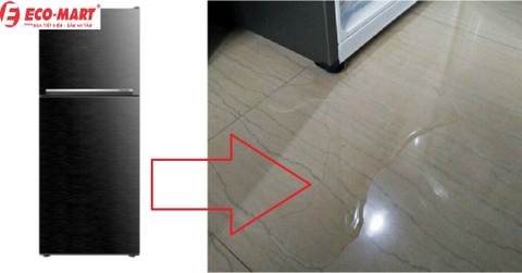 Nguyên nhân và cách khắc phục tủ lạnh bị chảy nước