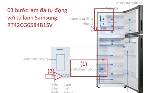 Cách sử dụng tủ lạnh Samsung Inverter 406 lít RT42CG6584B1SV đúng chuẩn