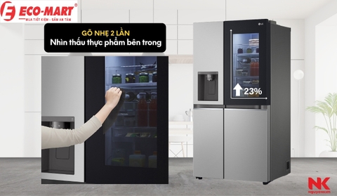 Tủ lạnh LG Side by Side GR-G257SV - Giải pháp tối ưu cho gia đình đông thành viên