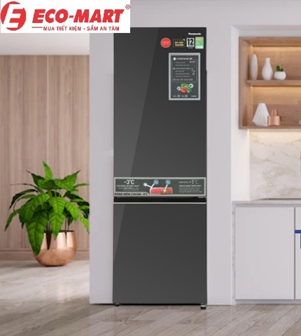 Đánh giá sử dụng tủ lạnh Panasonic NR-BC361VGMV mặt gương sang trọng
