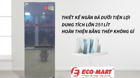 7 điểm nổi bật của tủ Lạnh Panasonic NR-SP275CPAV Inverter 255 Lít