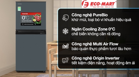 Đánh giá điểm Ăn Tiền trên tủ lạnh Toshiba GR-RT252WE-PMV(52)