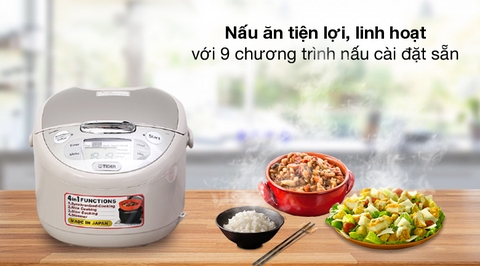 Đánh giá chi tiết nồi cơm điện tử Tiger JAXS10W