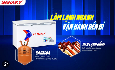 Tủ đông sanaky 300l-400L giá bao nhiêu