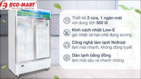 Vì sao nên chọn tủ mát Sanaky VH6009HP? Tủ To - Giá Rẻ