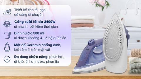 Đánh giá chi tiết bàn ủi hơi nước Panasonic NI-S530ARA