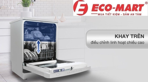 Thiết kế giỏ rửa linh hoạt của máy rửa bát Electrolux ESA47200SW – Tối ưu không gian cho mọi loại bát đĩa
