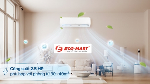 Các tính năng vượt trội của điều hòa LG 24000BTU V24WIN1