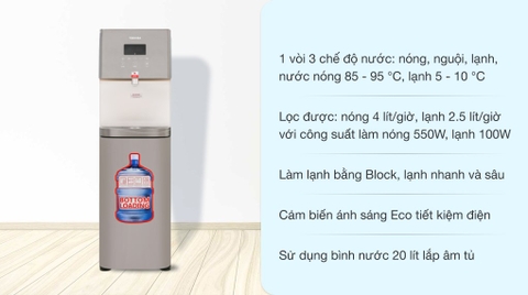 Đánh giá chi tiết cây nước nóng lạnh Toshiba RWF-W1830UVBV(T)