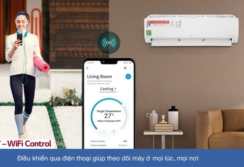 Lợi ích khi mua điều hòa tích hợp wifi, điều khiển bằng điện thoại