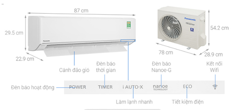 Đánh giá điều hòa Panasonic 2 chiều Inverter YZ12AKH-8: Có đáng mua trong năm 2025?