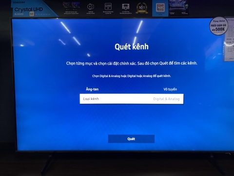 Hướng dẫn dò kênh VTV, VTC... trên các dòng tivi Samsung đời mới