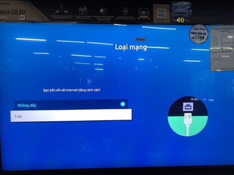 Hướng dẫn cách bắt mạng LAN và Wifi trên tivi Samsung đời mới nhất