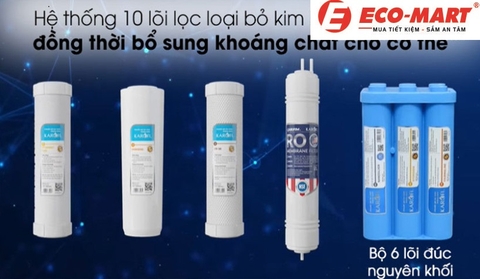 Máy Lọc Nước Karofi KAQ-U95 10 Lõi, Sự Kết Hợp Thông Minh và Tiện Lợi