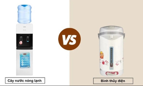 Nên mua bình thuỷ điện hay cây nước nóng lạnh ?