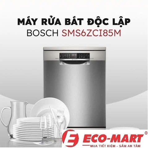 Cách kết nối máy rửa bát Bosch SMS6ZCI85M với điện thoại qua ứng dụng Home Connect
