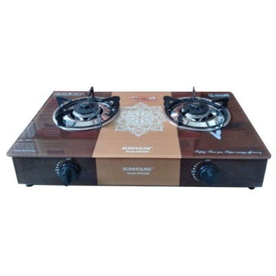 Bếp ga dương Sunhouse SHB3336 Mặt kính chịu lực