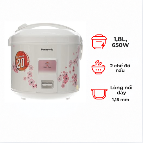 Nồi cơm điện Panasonic SR-MVQ187SRA 1.8 lít